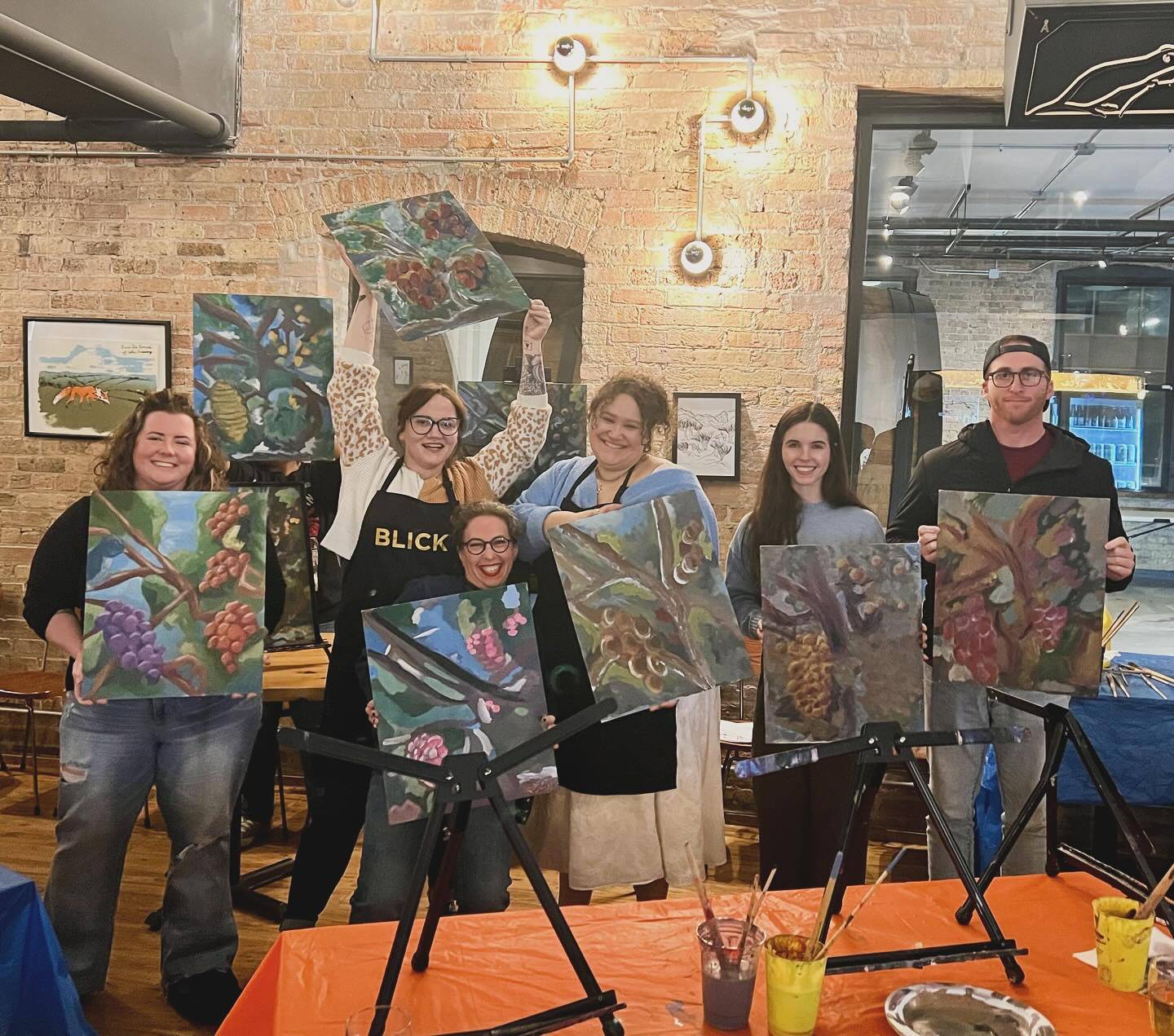 Paint And Sip With Art City Chicago Bach Bride